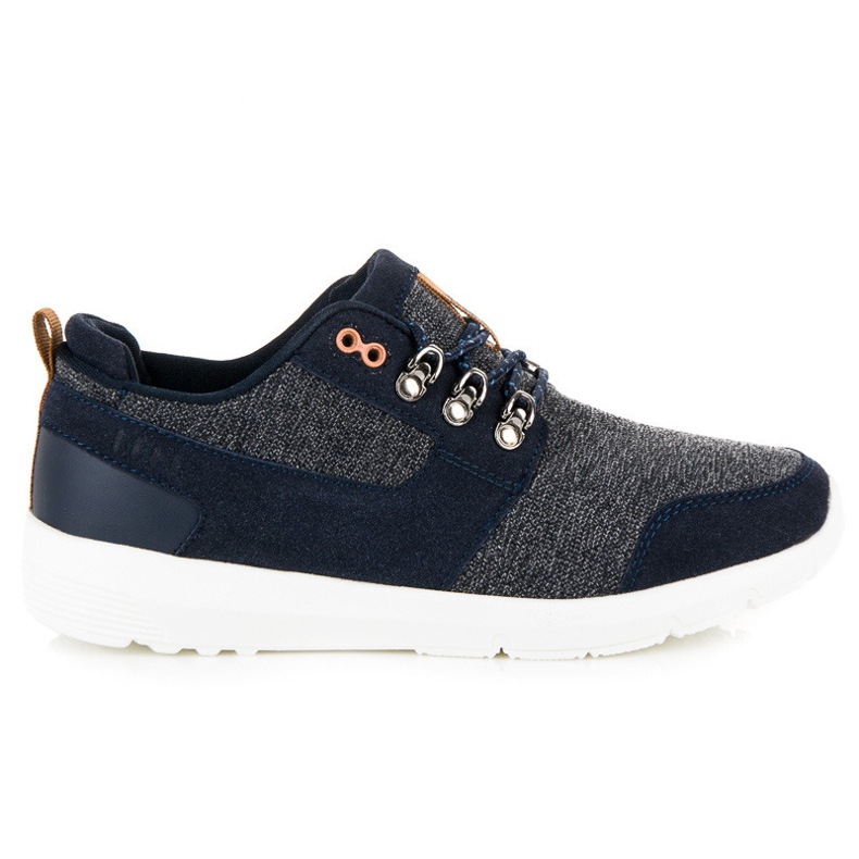 Ax Boxing Chaussures à lacets bleu