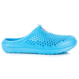 Chaussons American Club bleu Chaussons American Club bleu