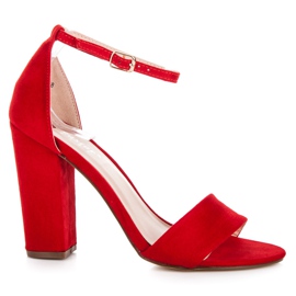 Seastar Sandales en daim sur un poteau rouge