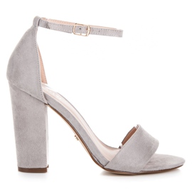 Seastar Sandales en daim sur un poteau gris