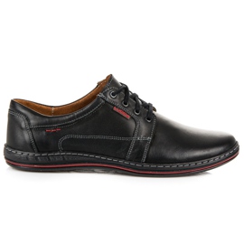 Chaussures lucca décontractées à lacets noir