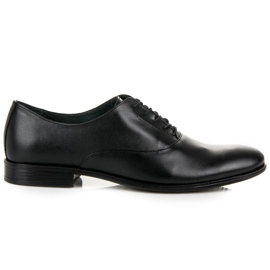 Chaussures en cuir Oxford LUCCA noir
