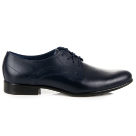 Chaussures pour hommes avec décorations LUCCA bleu marine bleu