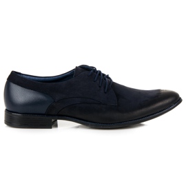 Chaussures décontractées en cuir LUCCA bleu