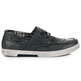 Mocassins en cuir new age gris