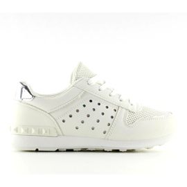 Chaussures de sport blanches pour femmes SU12P Blanc