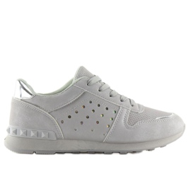 Chaussures de sport grises pour femmes SU12P Gris