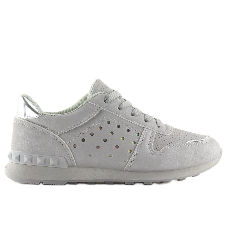 Chaussures de sport grises pour femmes SU12P Gris