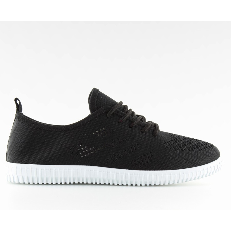 Baskets femme noires LA10P Noir le noir