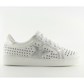 Sneakers blanches pour femmes G253 blanches