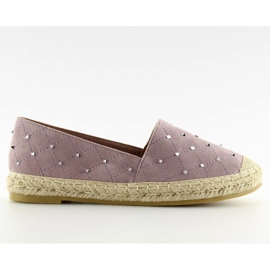 Espadrilles à clous violets 5481 Purple