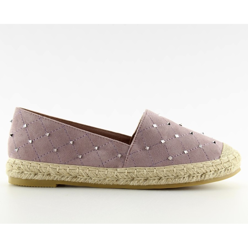 Espadrilles à clous violets 5481 Purple