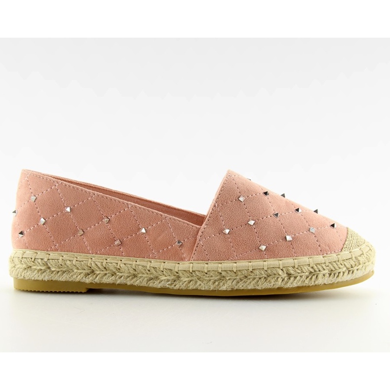 Espadrilles à clous roses 5481 roses