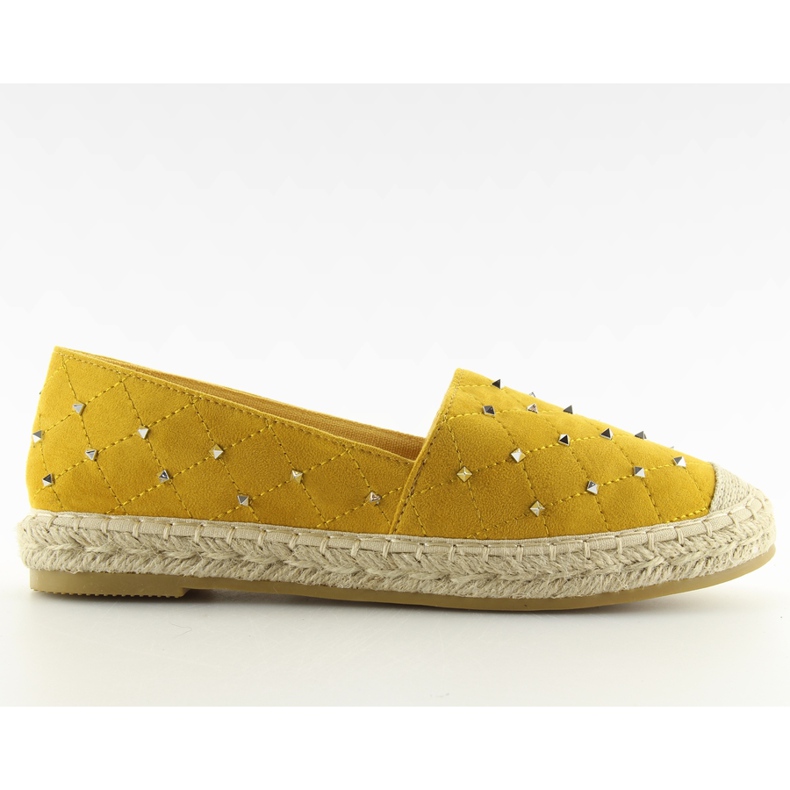 Jaune Espadrilles à clous jaune 5481 Jaune