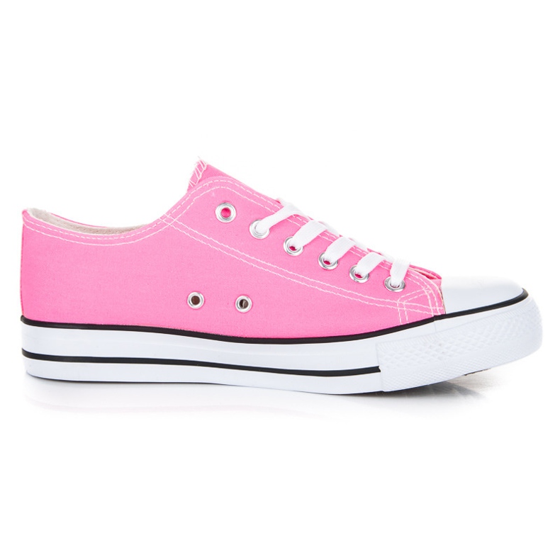 Fgm Paris Baskets fluo classiques rose