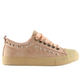 Baskets À Clous Rose Bm1905 Rose