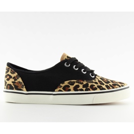 Baskets à lacets K-75 Marron / léopard brun le noir Baskets à lacets K-75 Marron / léopard brun le noir
