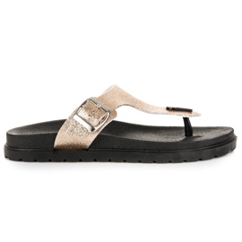 Chaussons dorés VINCEZA