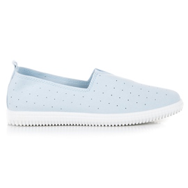 Seastar Slipons en daim bleu
