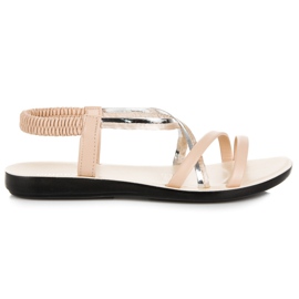 Sandales élastiques VINCEZA brun Sandales élastiques VINCEZA brun
