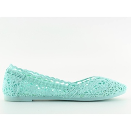 La ballerine à la menthe JX59P L.GREEN vert