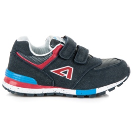 American Club Baskets américaines en velcro bleu American Club Baskets américaines en velcro bleu