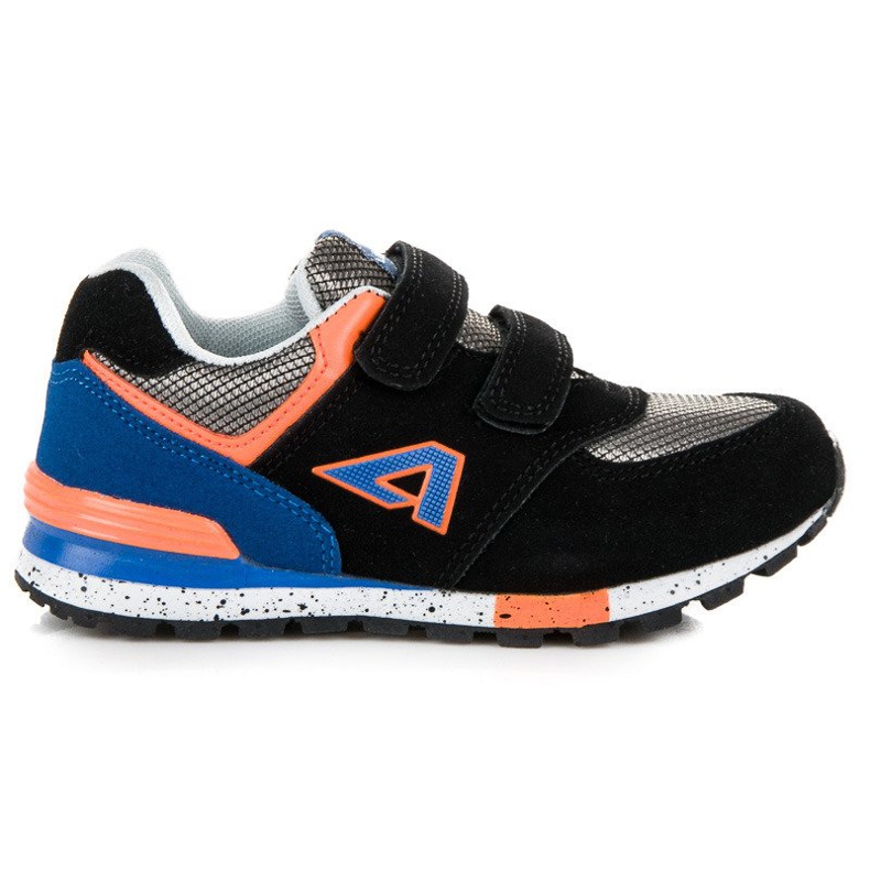 American Club Baskets américaines en velcro le noir