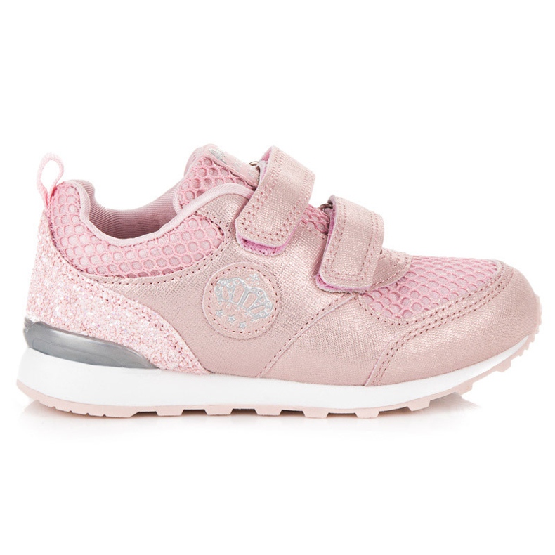 American Club Sneakers en brocart américain rose American Club Sneakers en brocart américain rose