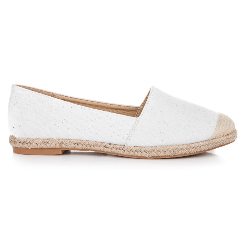 Bestelle Espadrilles à paillettes blanche Bestelle Espadrilles à paillettes blanche