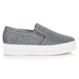 Seastar Baskets sur la plateforme de mode gris