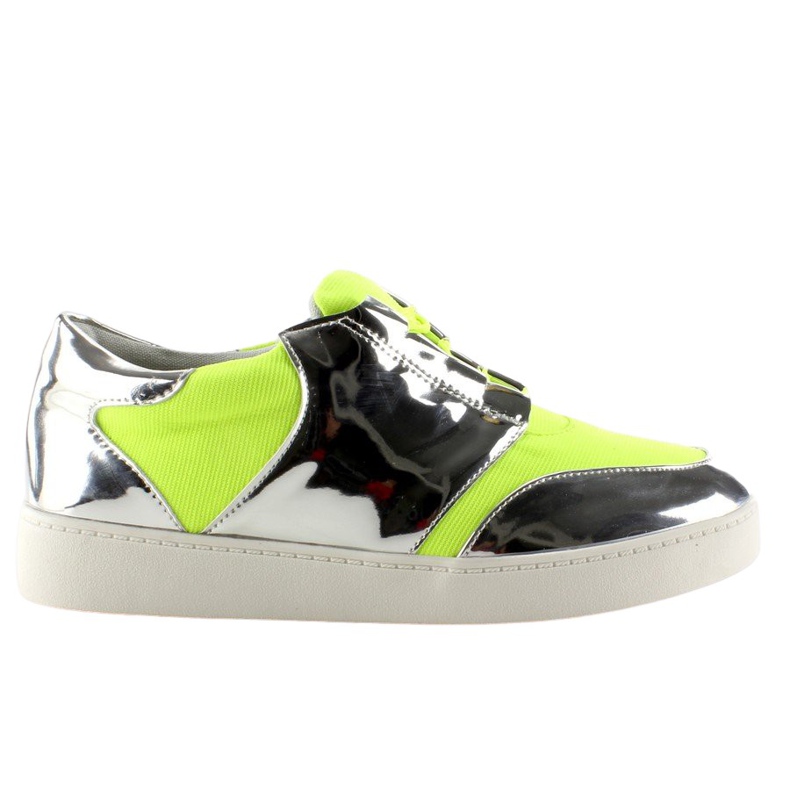 Neon-mirror GQ2336 Chaussures de sport jaunes
