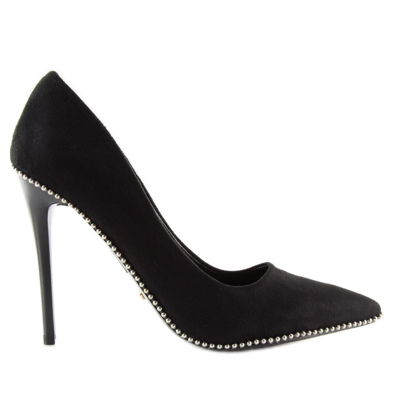 Escarpins noirs élégants pour femmes NF-23P Noir le noir