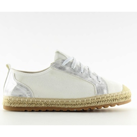 Baskets espadrilles blanches BB02P Blanc