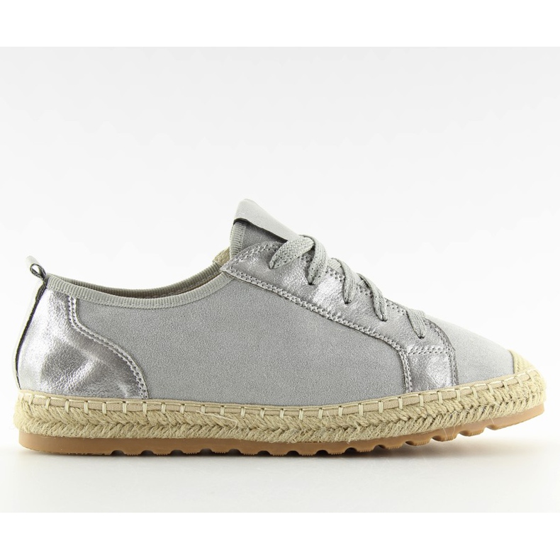 Baskets espadrilles grises BB02P Gris