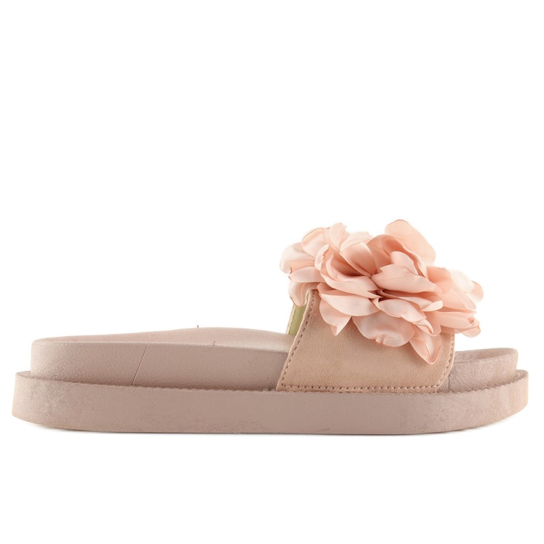 Chaussons Flower power rose AK04P rose