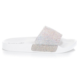 Bello Star Chaussons avec cristaux blanc