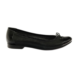 Ballerines avec noeud Angello noir 1704 le noir