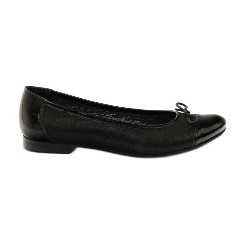 Ballerines avec noeud Angello noir 1704 le noir