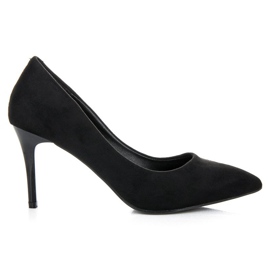 Milaya Talons en daim le noir