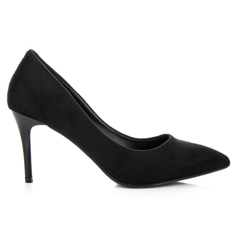 Milaya Talons en daim le noir