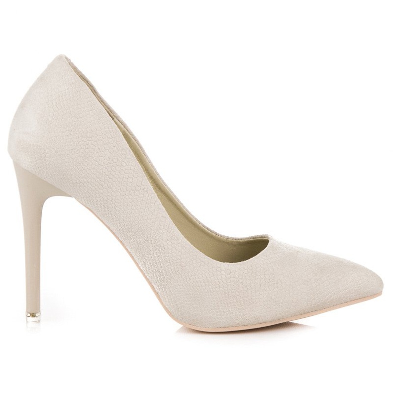 Talons hauts crème brun