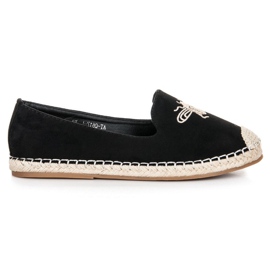Bestelle Espadrilles à enfiler noir
