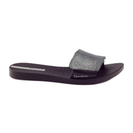 Chaussons de piscine Ipanema 26177 noir pailleté gris