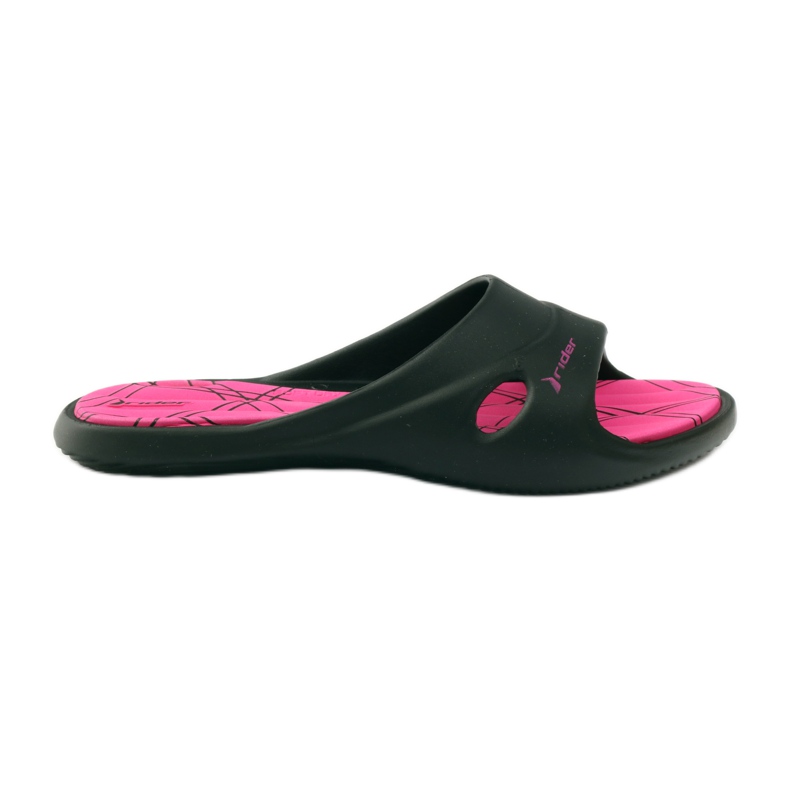 Rider 82214 chaussons de piscine en gel noir le noir rose