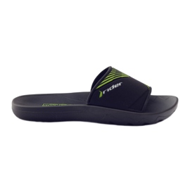 Rider 82325 chaussons de piscine noir vert le noir