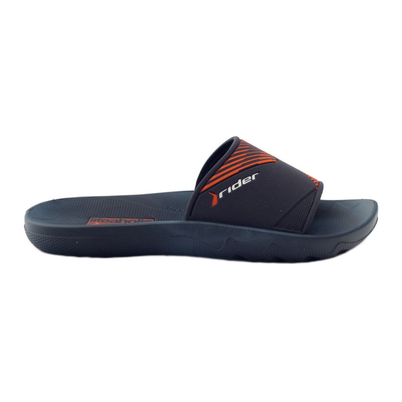 Chaussons homme loisirs Rider bleu marine orange