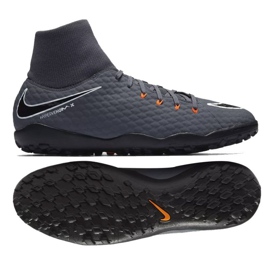 Chaussure de football Nike Hypervenom PhantomX 3 Academy DF TF M AH7276-081 gris