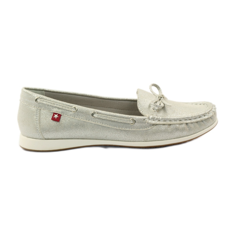 Big Star Mocassins femme Big-Star 274326 argent gris Big Star Mocassins femme Big-Star 274326 argent gris