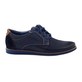 Chaussure décontractée pour hommes Nikopol 1657 bleu marine