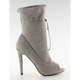 Bottes à bout ouvert SY15 Gris